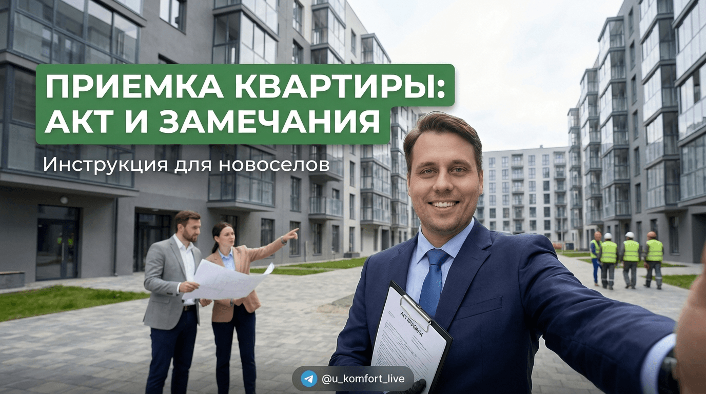 Приемка многоквартирного дома: как составить акт и что писать в замечаниях