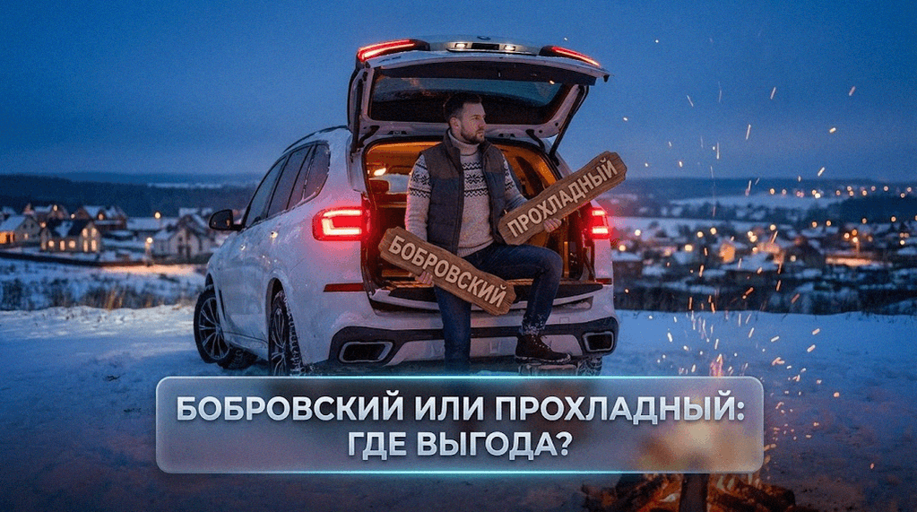 Сравнение цен на дома с участком в поселках Бобровский и Прохладный в 2026 году