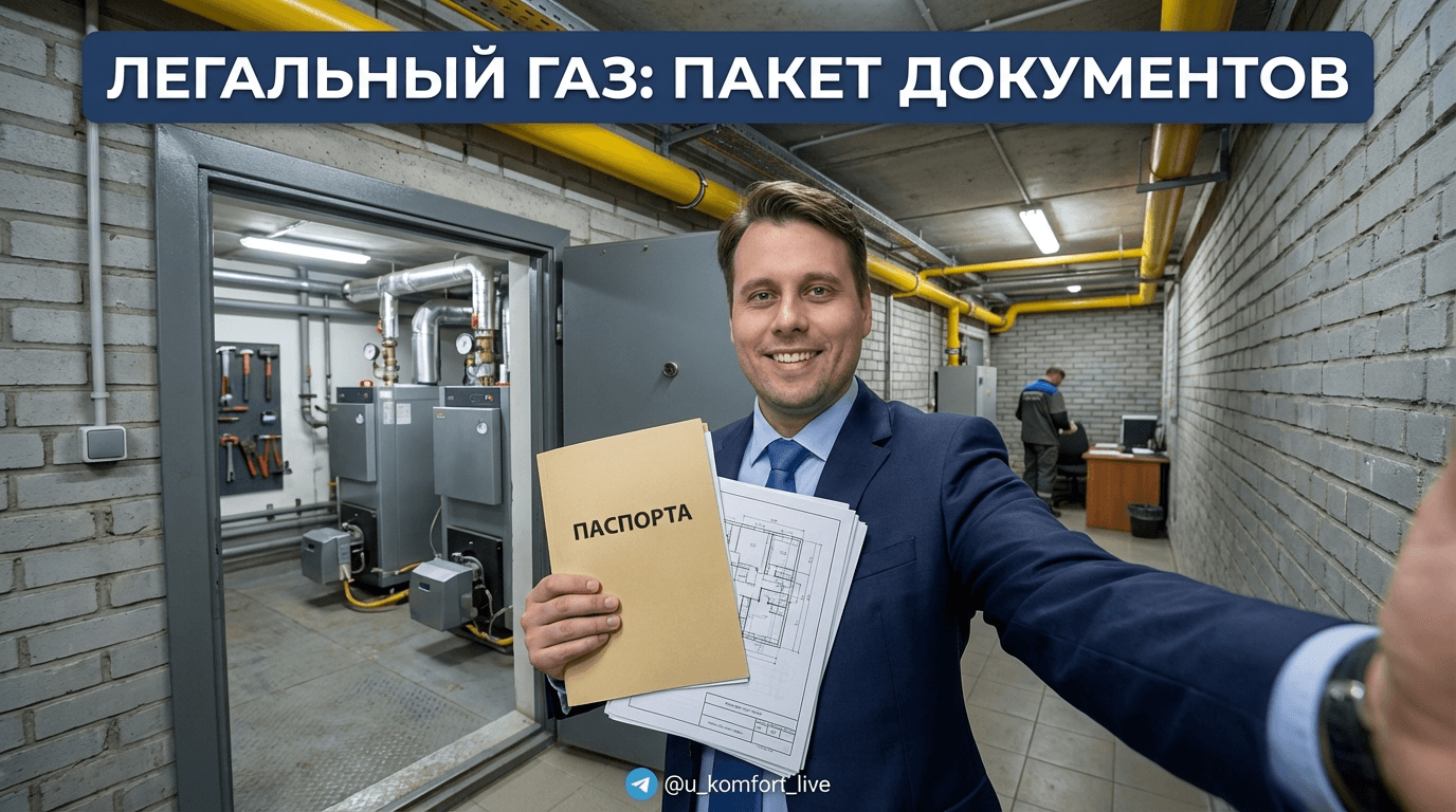 Газовый котел: список документов и паспортов для легальной установки