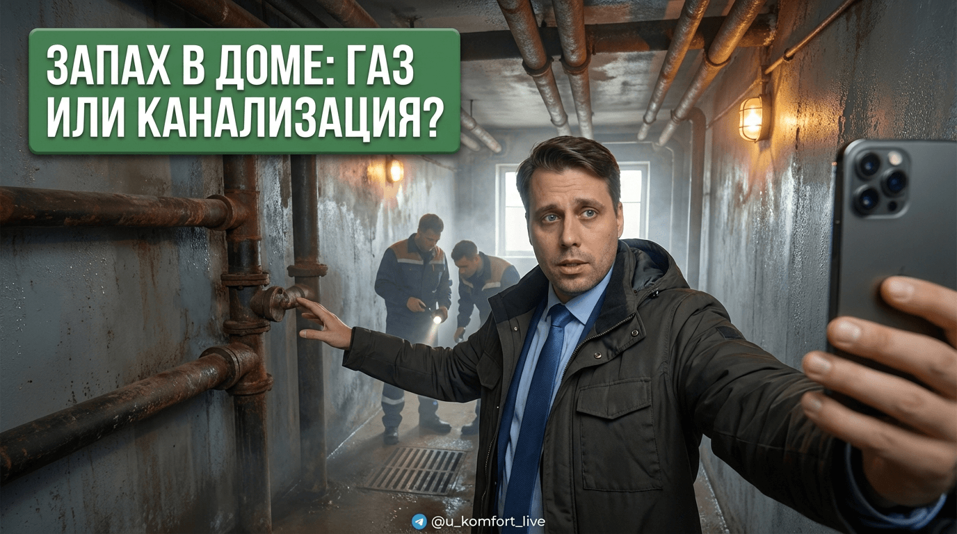 Запах в доме: как распознать утечку газа и проблемы с канализацией
