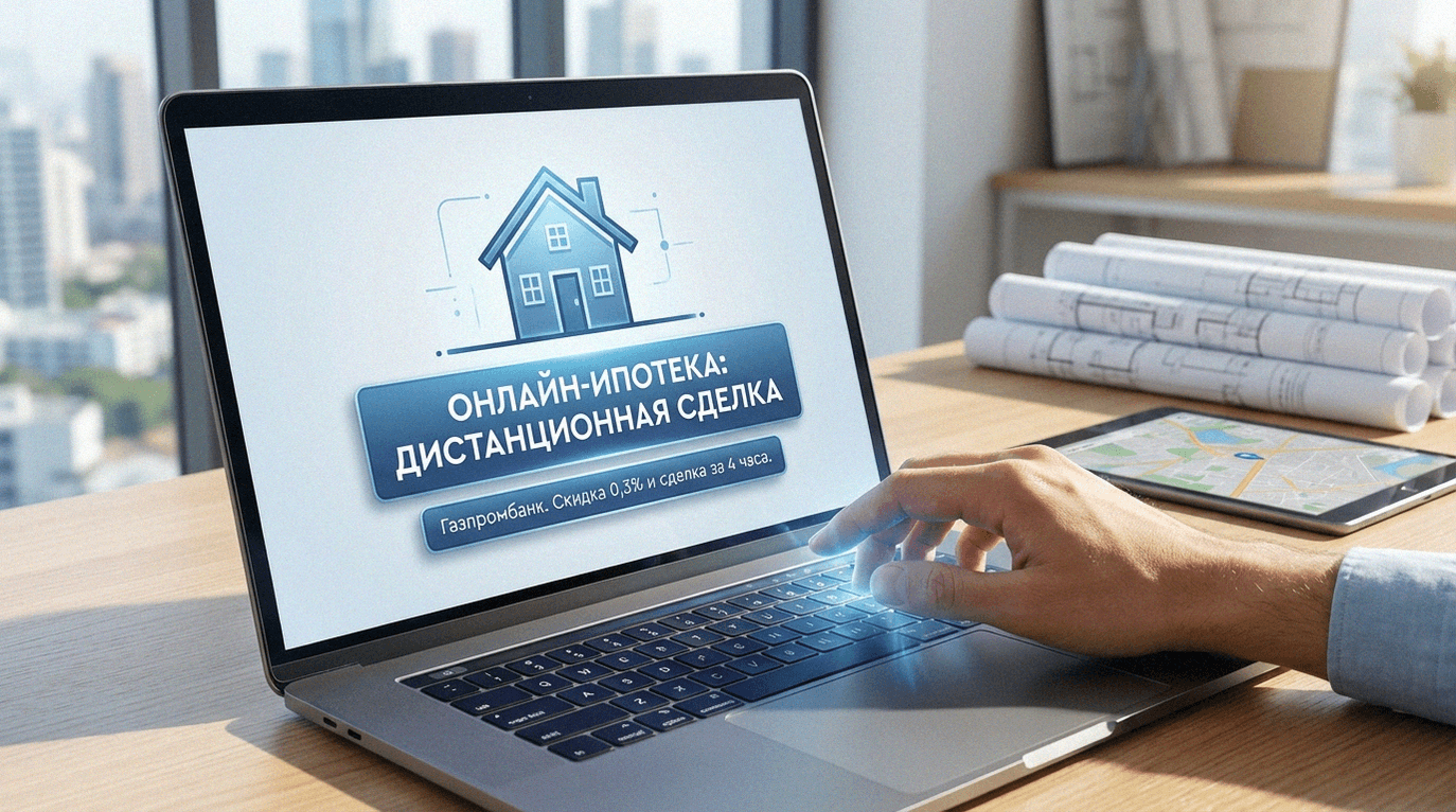 Газпромбанк ипотека: онлайн-сделки теперь доступны для всех клиентов