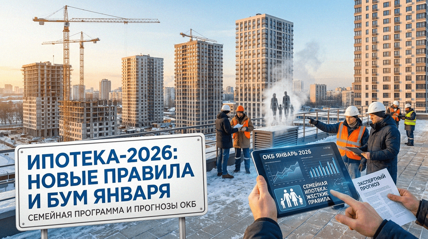 Ипотека в 2026 году: итоги января от ОКБ и данные по семейной ипотеке