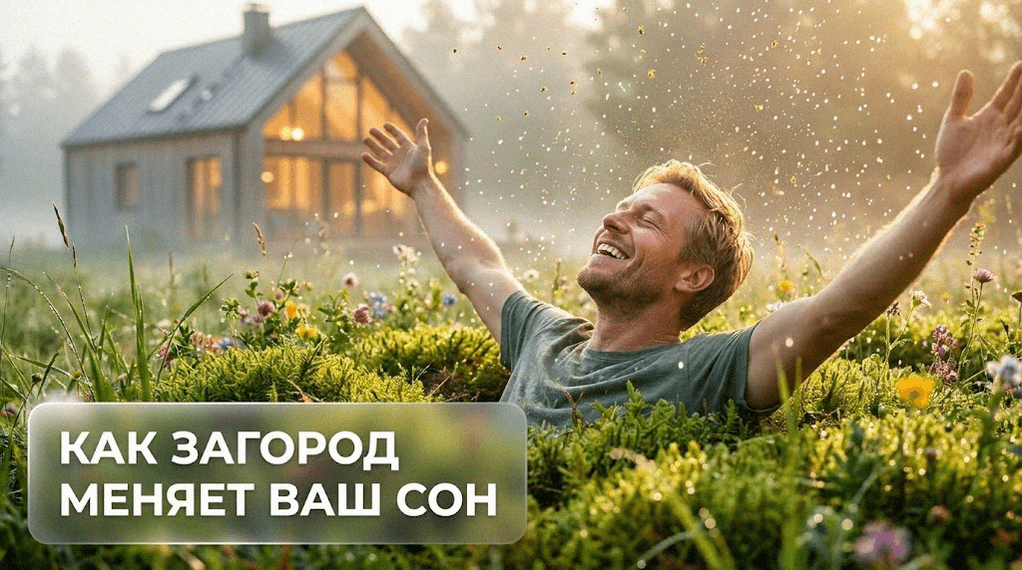 Счастливая жизнь и здоровый сон после переезда в загородный дом