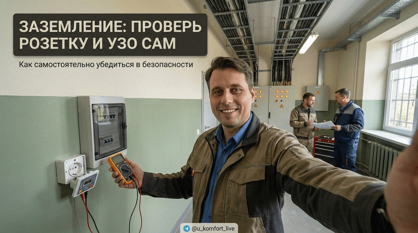 Заземление: как самостоятельно проверить розетку и работу УЗО