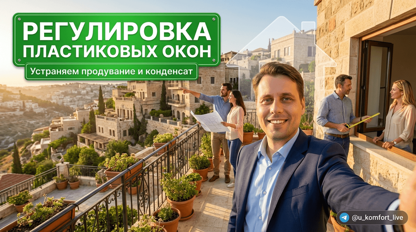 Регулировка пластиковых окон: устраняем продувание и конденсат