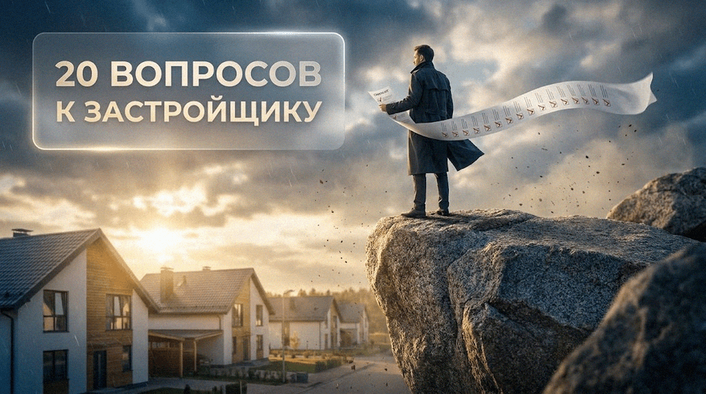 Чек-лист из 20 вопросов для проверки застройщика перед бронированием квартиры