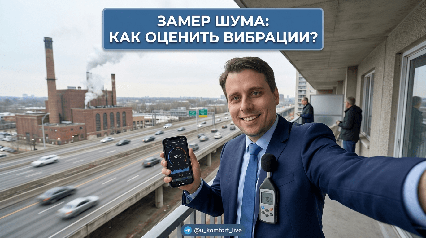 Замер шума в квартире: как оценить уровень вибраций от котельной и трассы