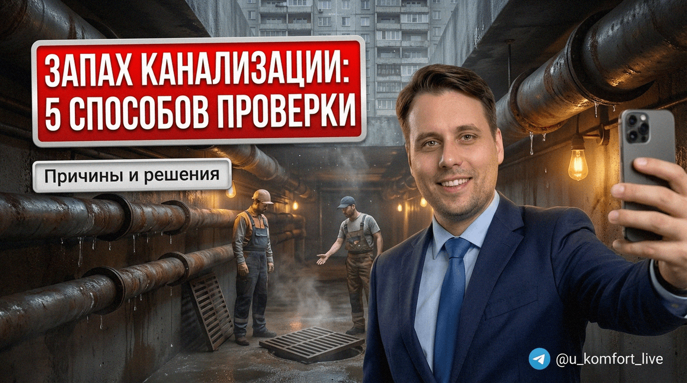 Запах канализации в квартире: причины появления и 5 способов проверки