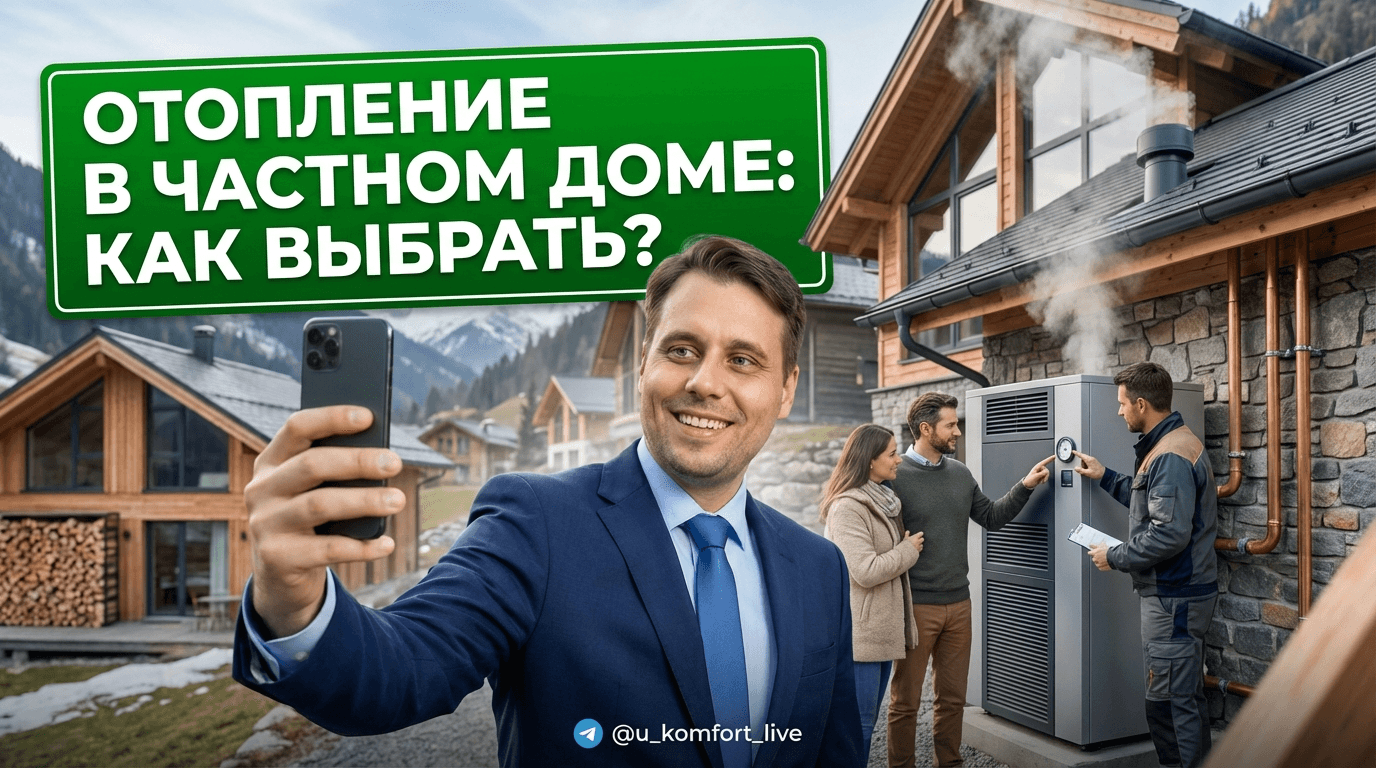 Отопление в частном доме: как выбрать и что проверить при покупке