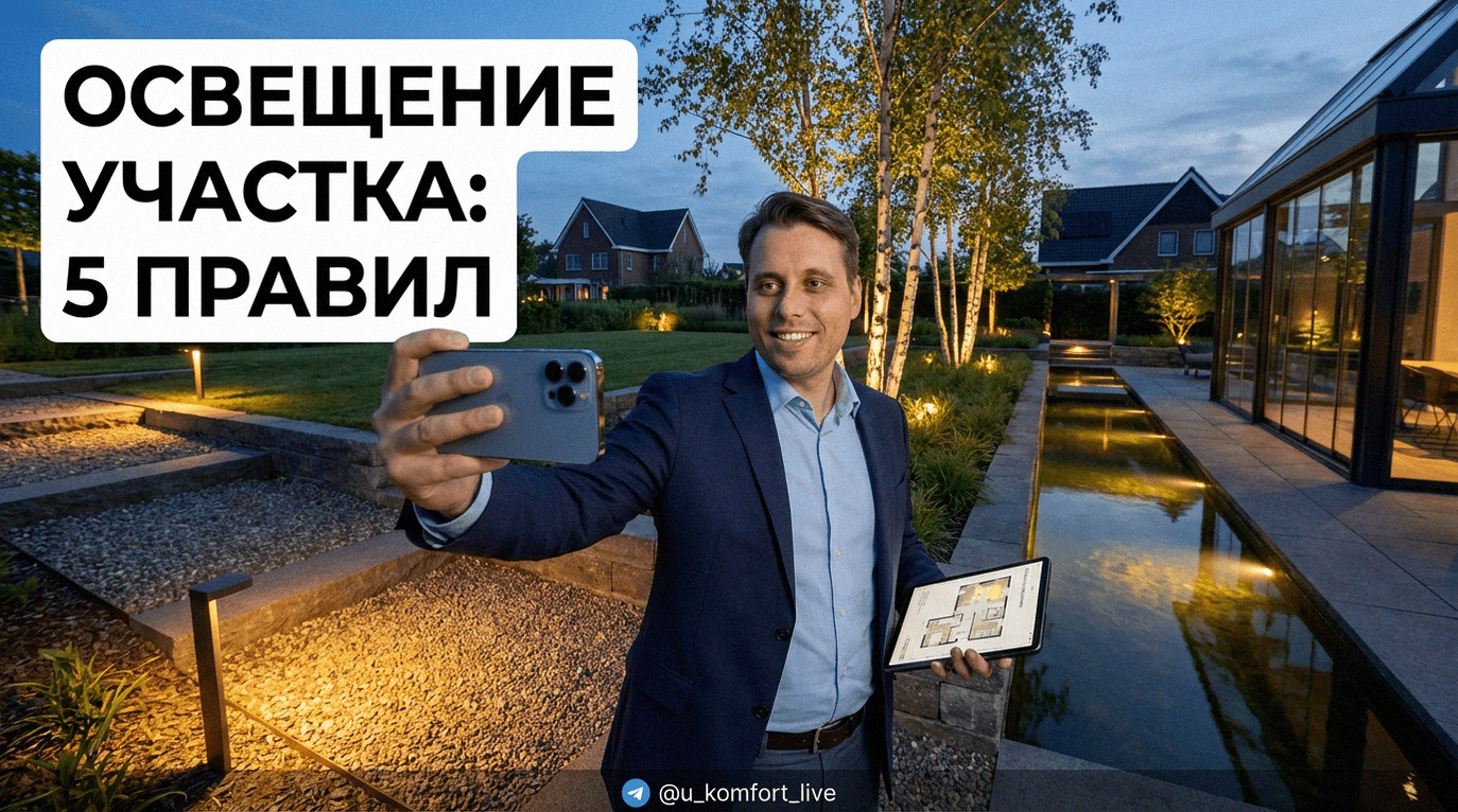 Освещение участка: виды уличного освещения и 5 правил планирования