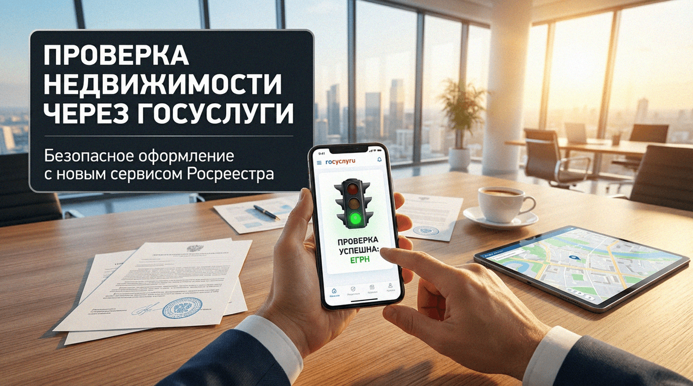 Недвижимость через Госуслуги: новый сервис Росреестра и проверка ЕГРН