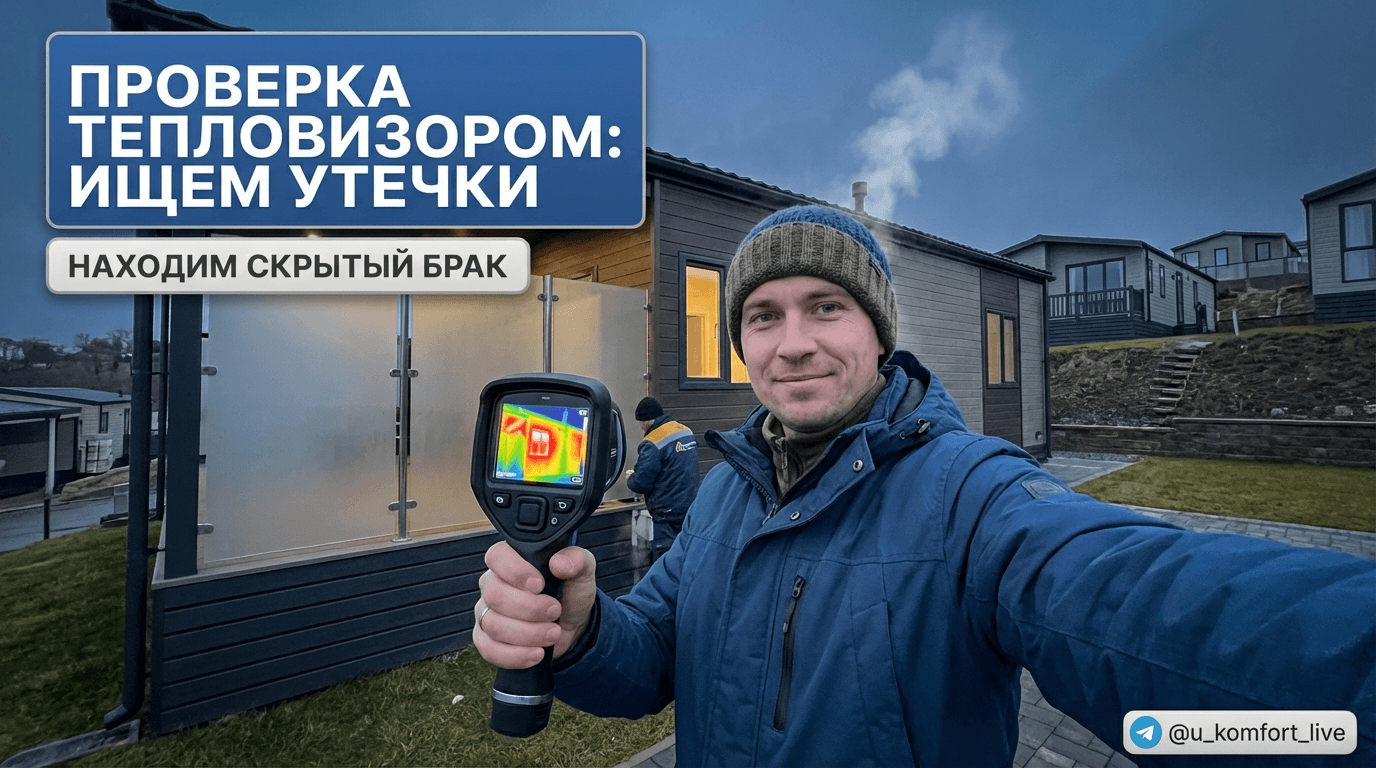 Обследование дома тепловизором: находим скрытый брак и утечки тепла