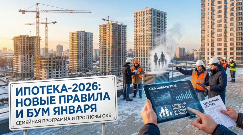 Статистика выдачи ипотеки в январе 2026 года по данным ОКБ и анализ семейной ипотеки