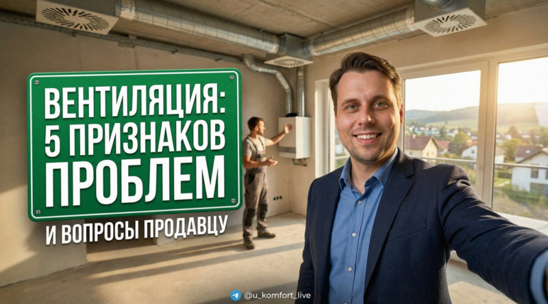 Проверка системы вентиляции в частном доме, поиск проблем воздухообмена